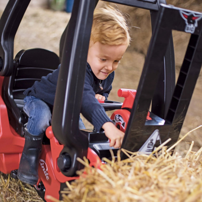 BIG Linde Forklift vaikiškas krautuvas su palete
