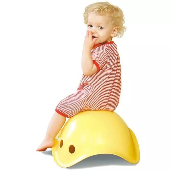 Judėjimo ir vaizduotės žaislas „Bilibo“ (geltonas)