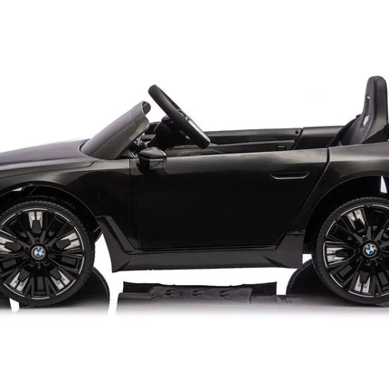 BMW i4 4×4 JE1009 juodas akumuliatorinis automobilis vaikams