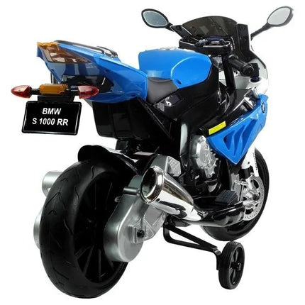 BMW S1000RR mėlynas – elektrinis motociklas vaikams