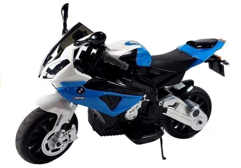 BMW S1000RR mėlynas – elektrinis motociklas vaikams
