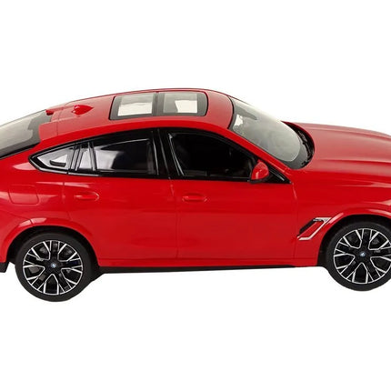BMW X6 M Rastar 1:14 raudonas R/C automobilis