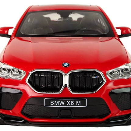 BMW X6 M Rastar 1:14 raudonas R/C automobilis