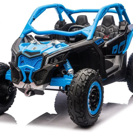 CAN‑AM Turbo RR 24V 4×4 mėlynas elektromobilis