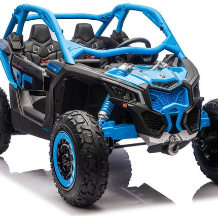 CAN‑AM Turbo RR 24V 4×4 mėlynas elektromobilis