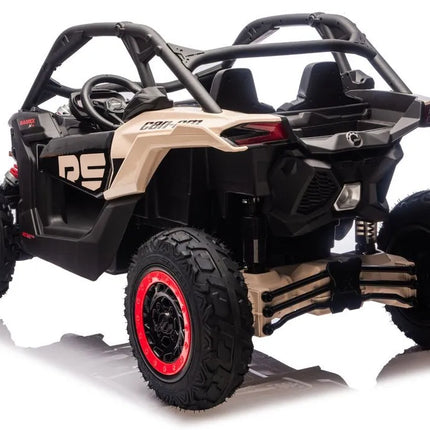 CAN‑AM Turbo RR 24V 4×4 pilkas elektromobilis