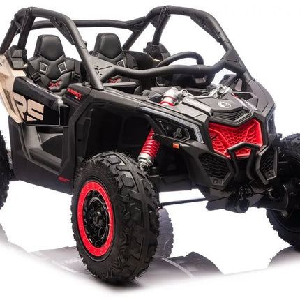 CAN‑AM Turbo RR 24V 4×4 pilkas elektromobilis