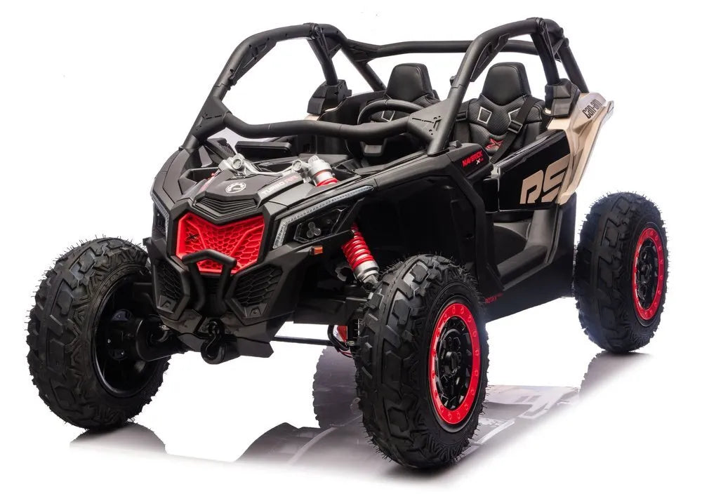 CAN‑AM Turbo RR 24V 4×4 pilkas elektromobilis