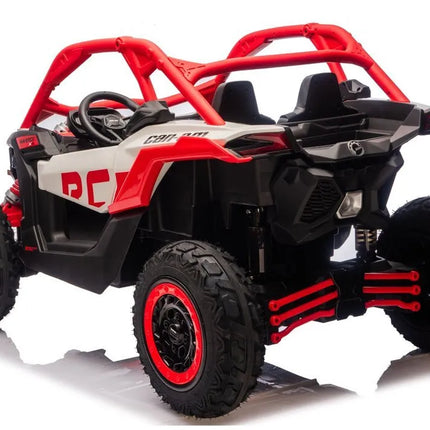 CAN‑AM Turbo RR 24V 4×4 raudonas elektromobilis