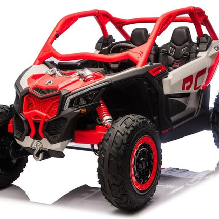 CAN‑AM Turbo RR 24V 4×4 raudonas elektromobilis
