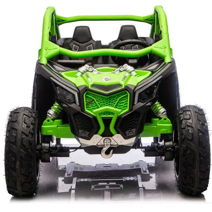 CAN‑AM Turbo RR 24V 4×4 žalias elektromobilis