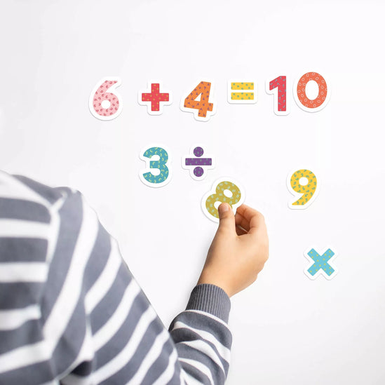 Mokomoji priemonė - mediniai magnetiniai skaičiai