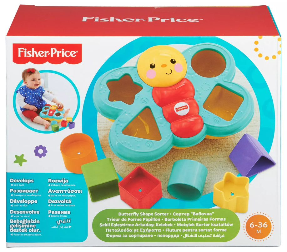 FISHER-PRICE formelių rūšiuoklė – Drugelis (CDC22)
