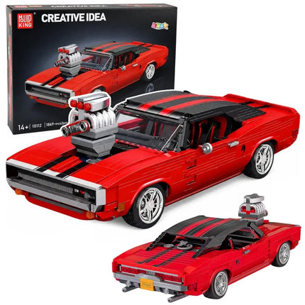 „Charger Red 1869“ – raudono sportinio automobilio konstruktorius iš 1869 detalių