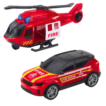 City Fire gaisrininkų rinkinys – sunkvežimis su