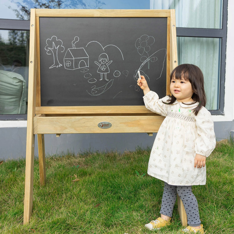 „CLASSIC WORLD EDU“ medinė edukacinė kreidinė lenta
