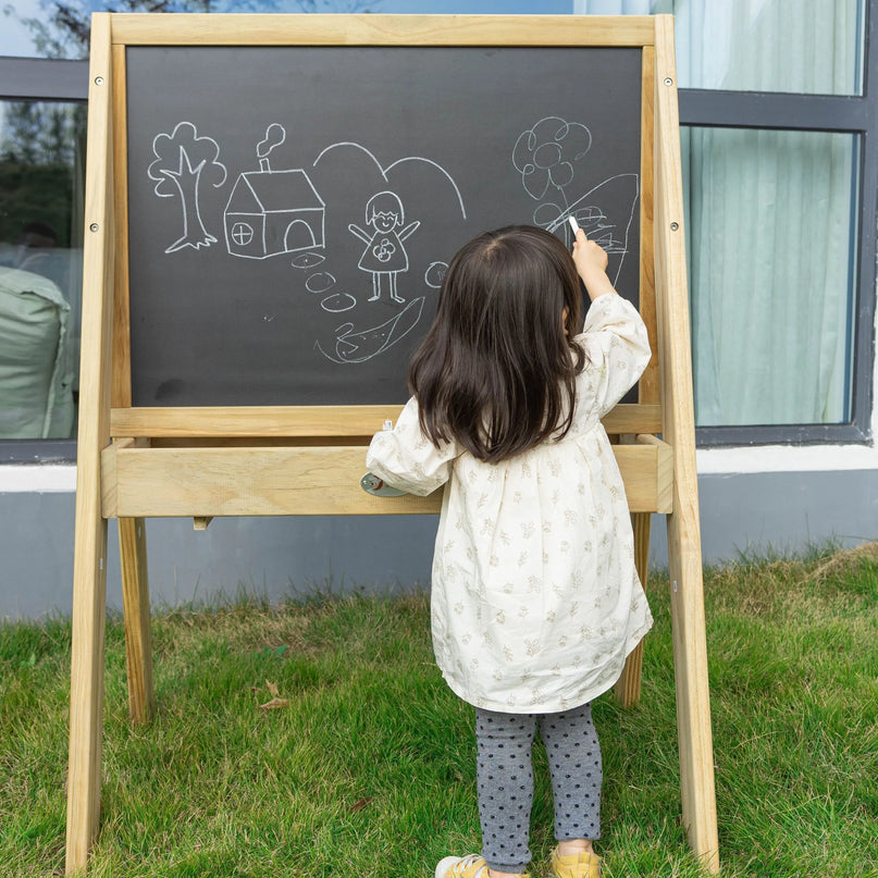 „CLASSIC WORLD EDU“ medinė edukacinė kreidinė lenta