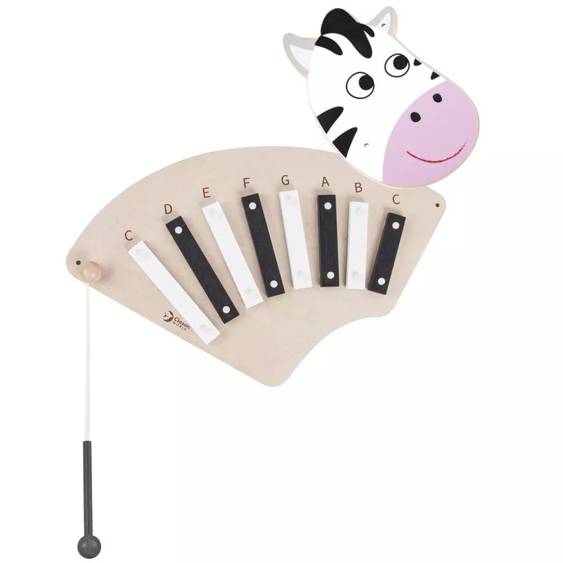 Muzikinė sieninė lenta zebras
