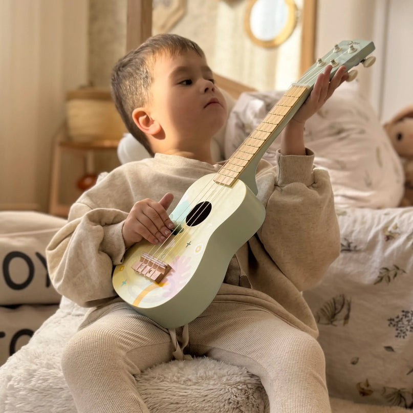 CLASSIC WORLD medinė ukulelė-gitarėlė vaikams (mėlyna)
