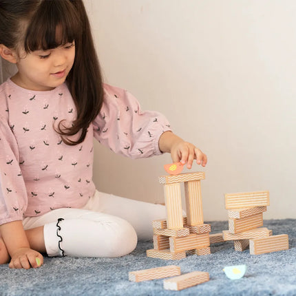 Classic World medinis edukacinis žaidimas „Kruva bokšto dėlionė“
