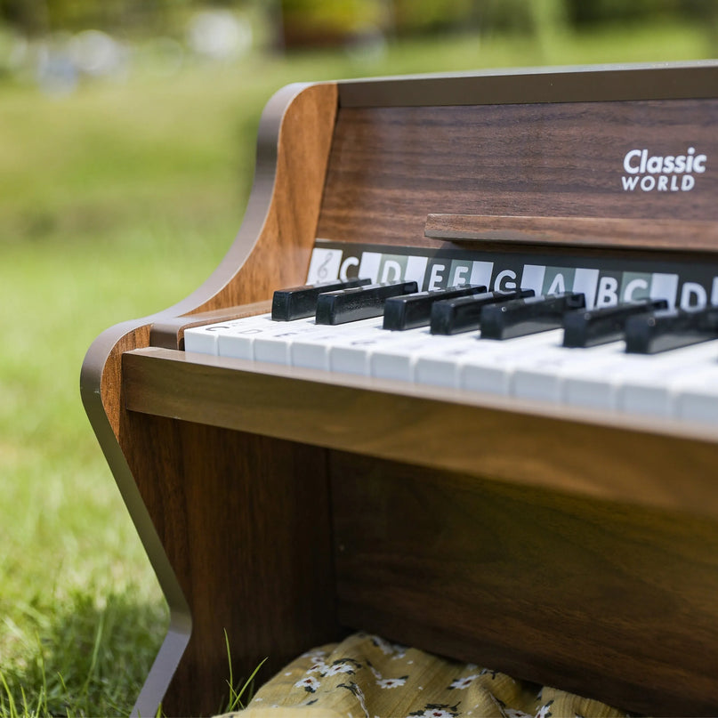 Classic World medinis pianinas „Classic Modern Natural“ su natų knygele