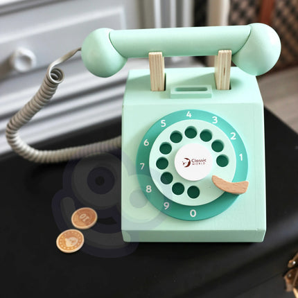 Classic World medinis stacionarus telefonas „Vintage“