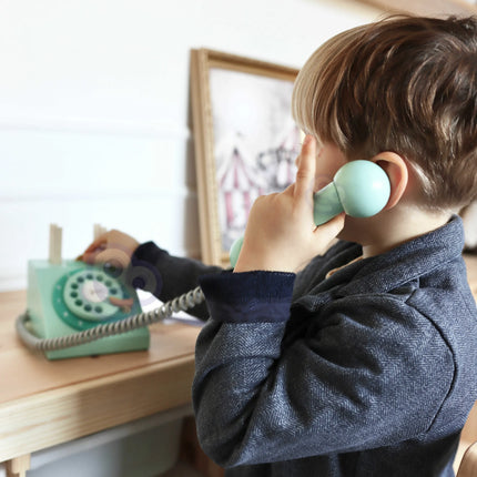 Classic World medinis stacionarus telefonas „Vintage“