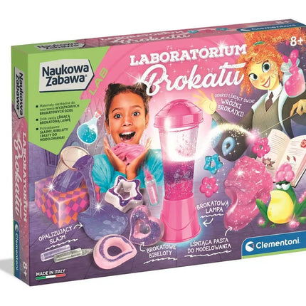 Clementoni blizgučių laboratorija su lavos lempa