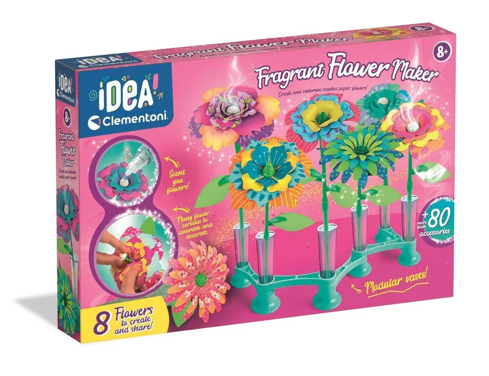 Clementoni Idea Art – „Flower Lab & Bouquets“ kūrybinis rinkinys