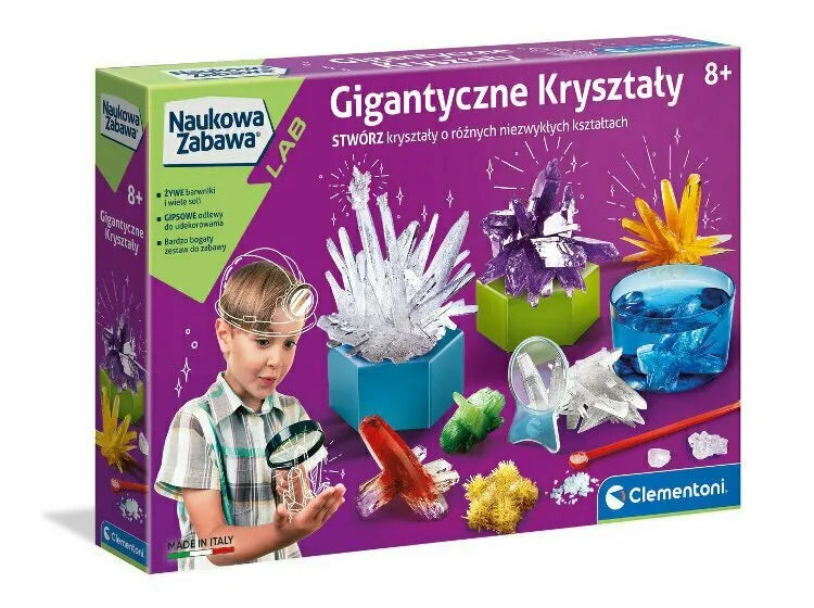 Clementoni milžiniški kristalai Science Fun