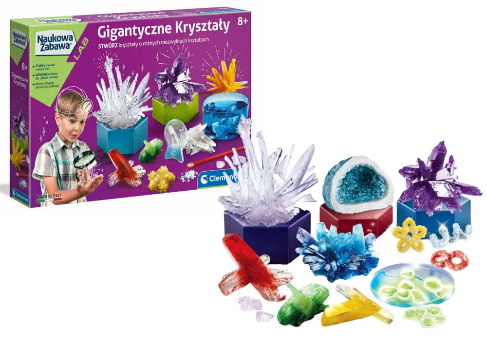 Clementoni milžiniški kristalai Science Fun