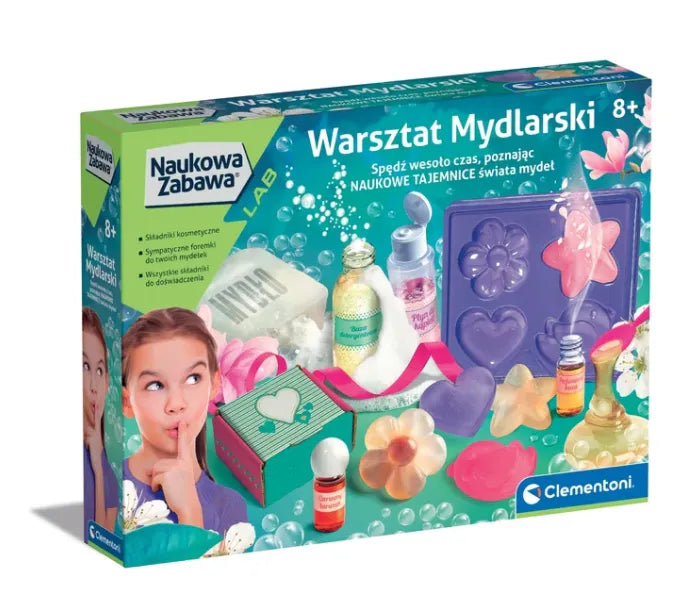 Clementoni muilo gamybos laboratorija vaikams