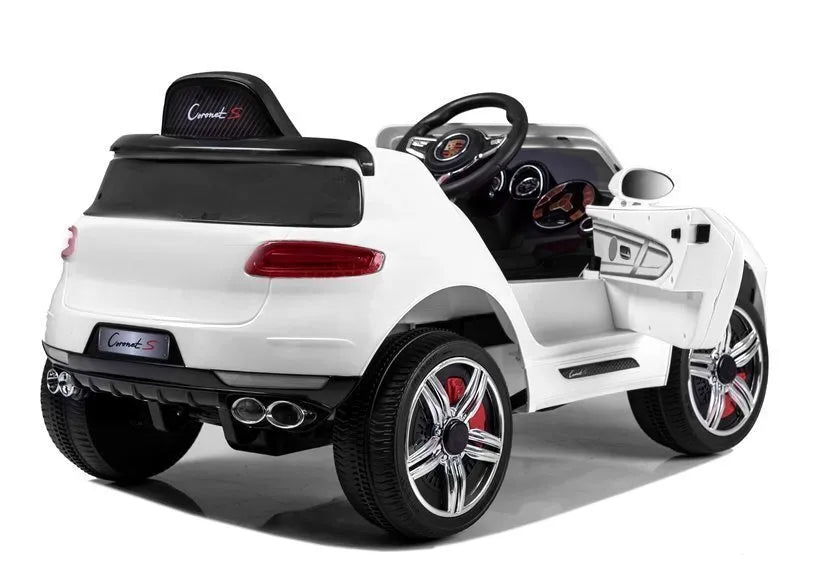 Coronet S – elektrinis automobilis vaikams baltas