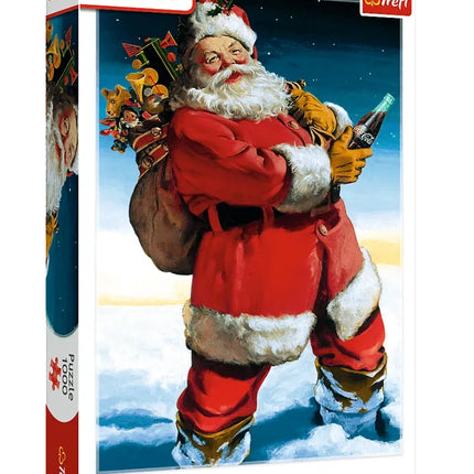 Dėlionė 1000 detalių – „Coca‑Cola: Santa in the Snow“