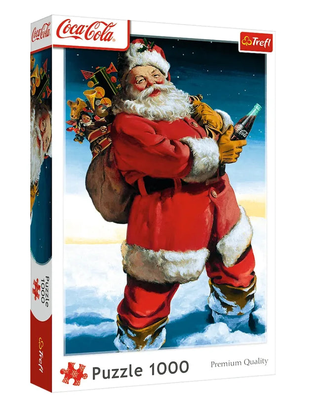 Dėlionė 1000 detalių – „Coca‑Cola: Santa in the Snow“