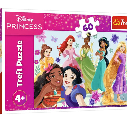 Dėlionė 60 detalių – „Princesės veiksme“