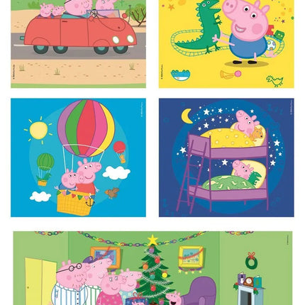 Dėlionės 10in1 „Peppa“ – Super Spalvos