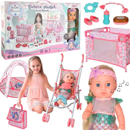 Deluxe Playset „Vandenyno Undinėlė“ 18in1 – magiškas žaidimų pasaulis