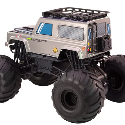 Didelis RC bekelės visureigis 1:6 su guminiais ratais, garsais ir 2.4G valdymu