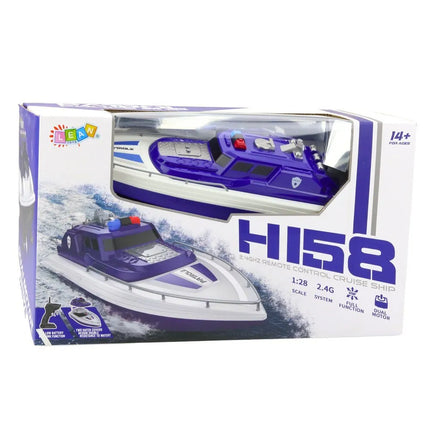 Didelis RC policijos kateris 40 cm