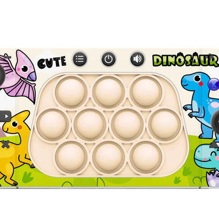 Dino Pop-It žaidimas su 4 režimais
