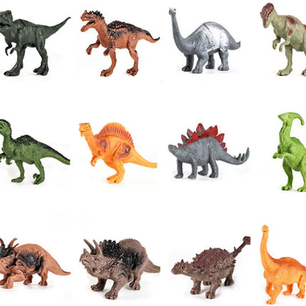 Dinozaurų figūrėlių rinkinys – 46 elementai, parkas, kiaušiniai, aplinkos detalės