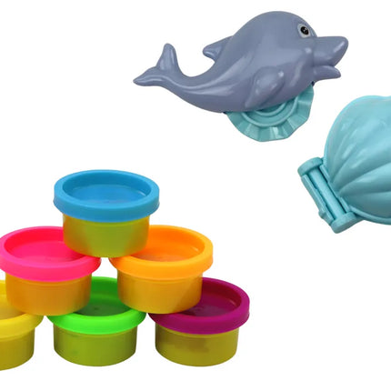Dinozaurų plastilino rinkinys – 6 spalvos