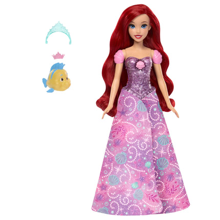 DISNEY PRINCESS lėlė Arielė su transformacijos funkcija (JLK19)
