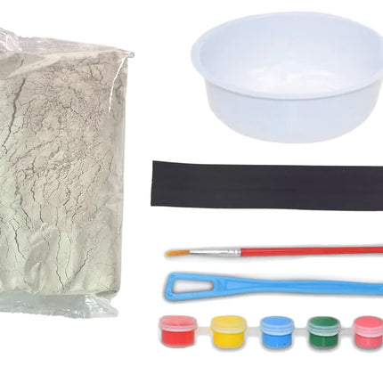 DIY Helovino magnetų rinkinys – gipsiniai atspaudai su dažais