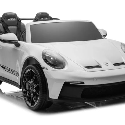 DK-P911 Porsche GT3 24V elektromobilis vaikams, baltas