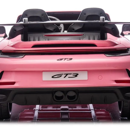 DK-P911 Porsche GT3 24V elektromobilis vaikams, rožinis