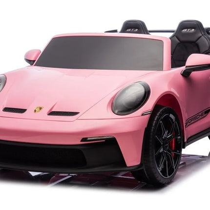 DK-P911 Porsche GT3 24V elektromobilis vaikams, rožinis