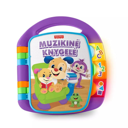 FISHER-PRICE muzikinė knygelė LT (lietuviškai įgarsinta) (DKK19)
