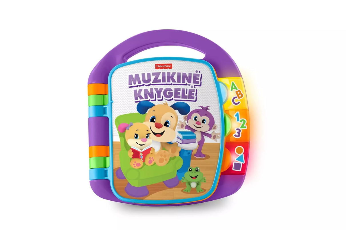 FISHER-PRICE muzikinė knygelė LT (lietuviškai įgarsinta) (DKK19)